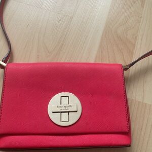 Kate Spade Newbury Lane Sally hot pink watermelon crossbody purse bag